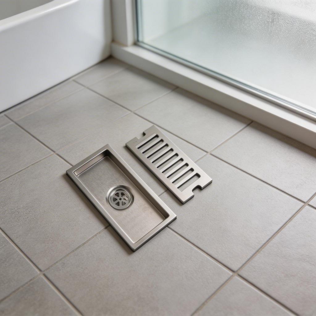 Bathroom Floor Drain Rectangular Drain Rust Resistant Construction