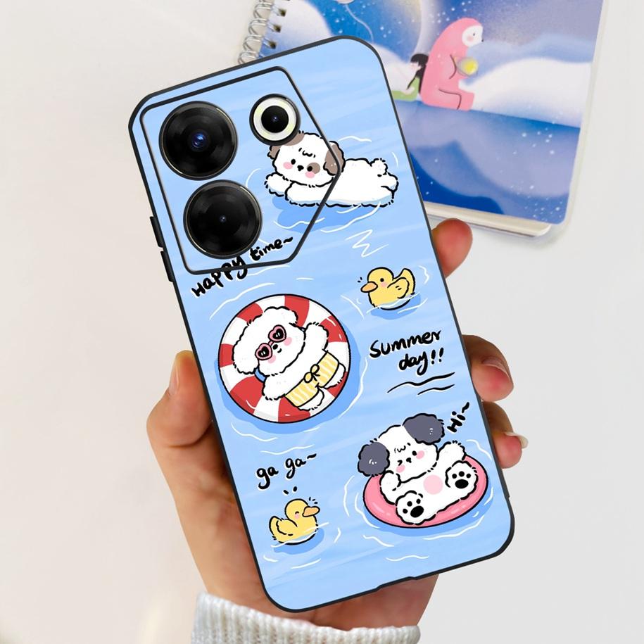 For Tecno Camon 20 Pro 5G Case Marble Cover For Tecno Camon 20 Bumper Soft Silicone Phone Cases For Camon20 Pro CK8n CK7n Fundas