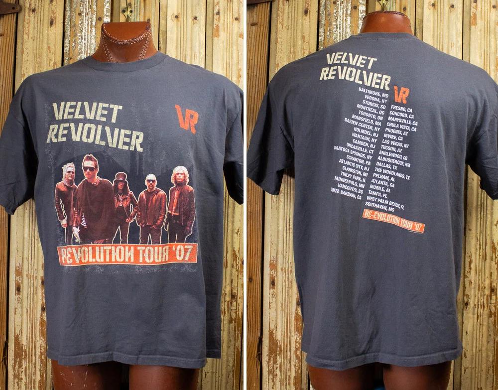 Vintage Velvet Revolver Reevolution Concert T Shirt 2007 S