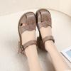 Modne GKTINOO Damskie Buty Letnie Sandały Damskie 2025 Prawdziwa Skóra Damskie Codzienne Wygodne Damskie Buty Sandały Damskie Letnie Buty