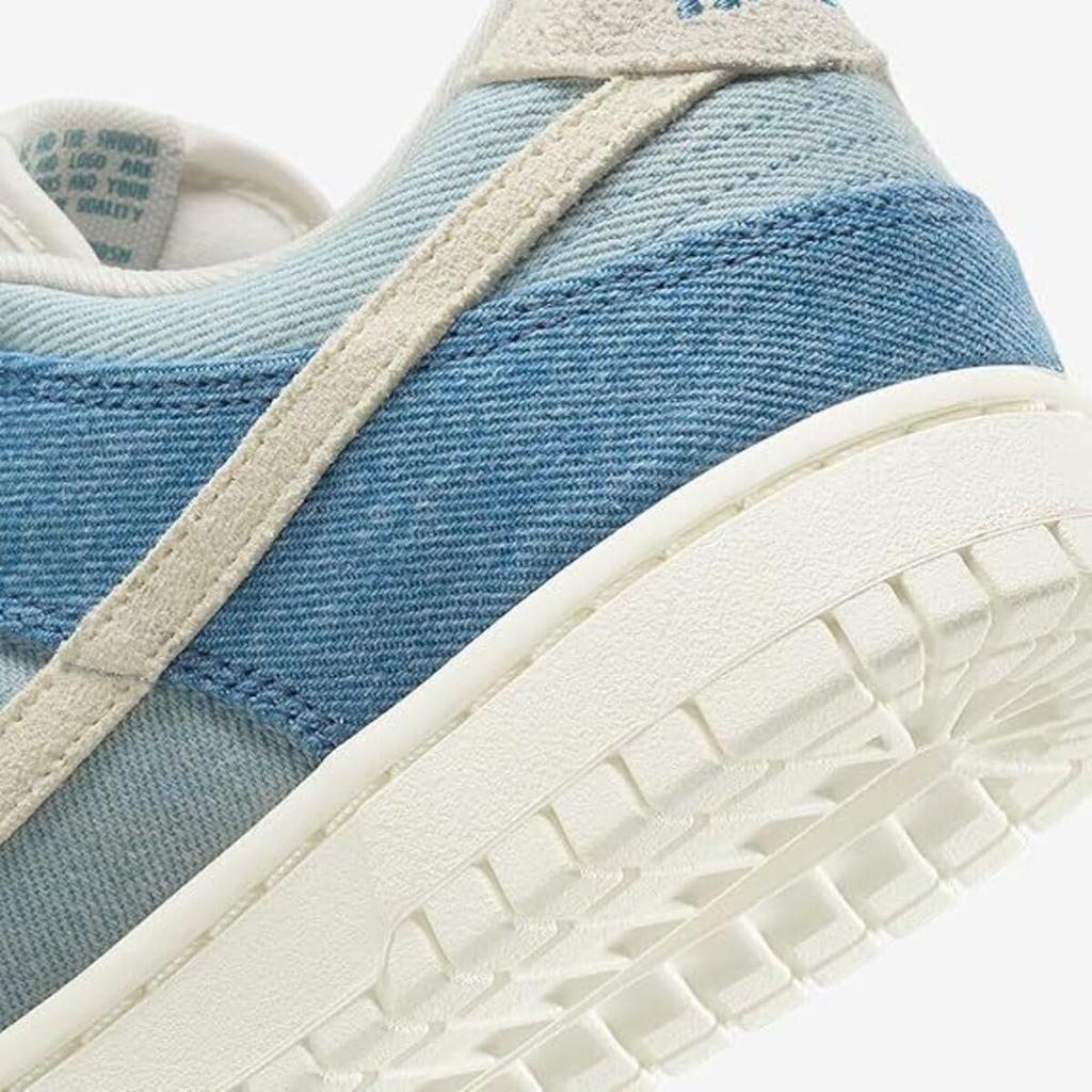 Nike Dunk Low W DUNK Smoky Size LOW, Blue/Denim Turquoise/Ochre/Pale Ivory, IH5073-006, 23.0cm