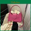 Trendige Umhängetasche Schicke Kleine Quadratische Handtasche Stilvolle Koreanische Mode Pu-Material