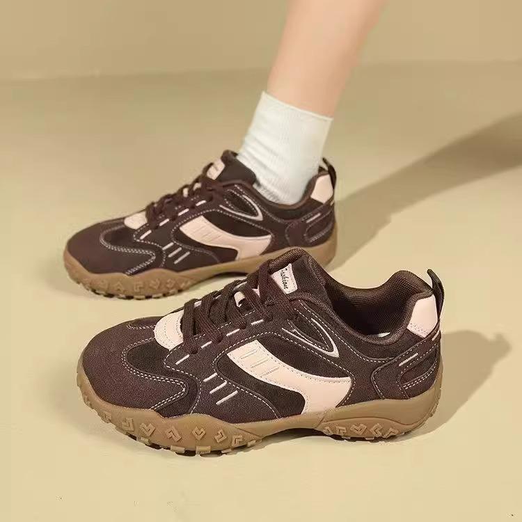 

Thick-soled heightening women s spring retro casual sneakers 35