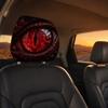 2PCS Scary Eyeballs Car Headrest Covers Simulation Dragon's Eye Car Seat Headcover  Car Interior