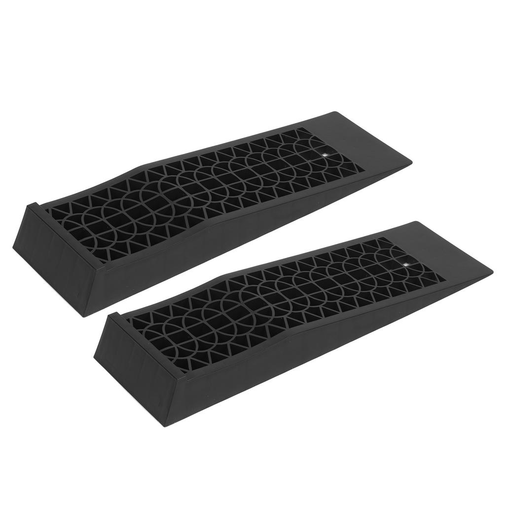 1Pair Car Service Ramps Vehicle Maintenance Tire Ramps Universal for 4400 Lbs Vehicles