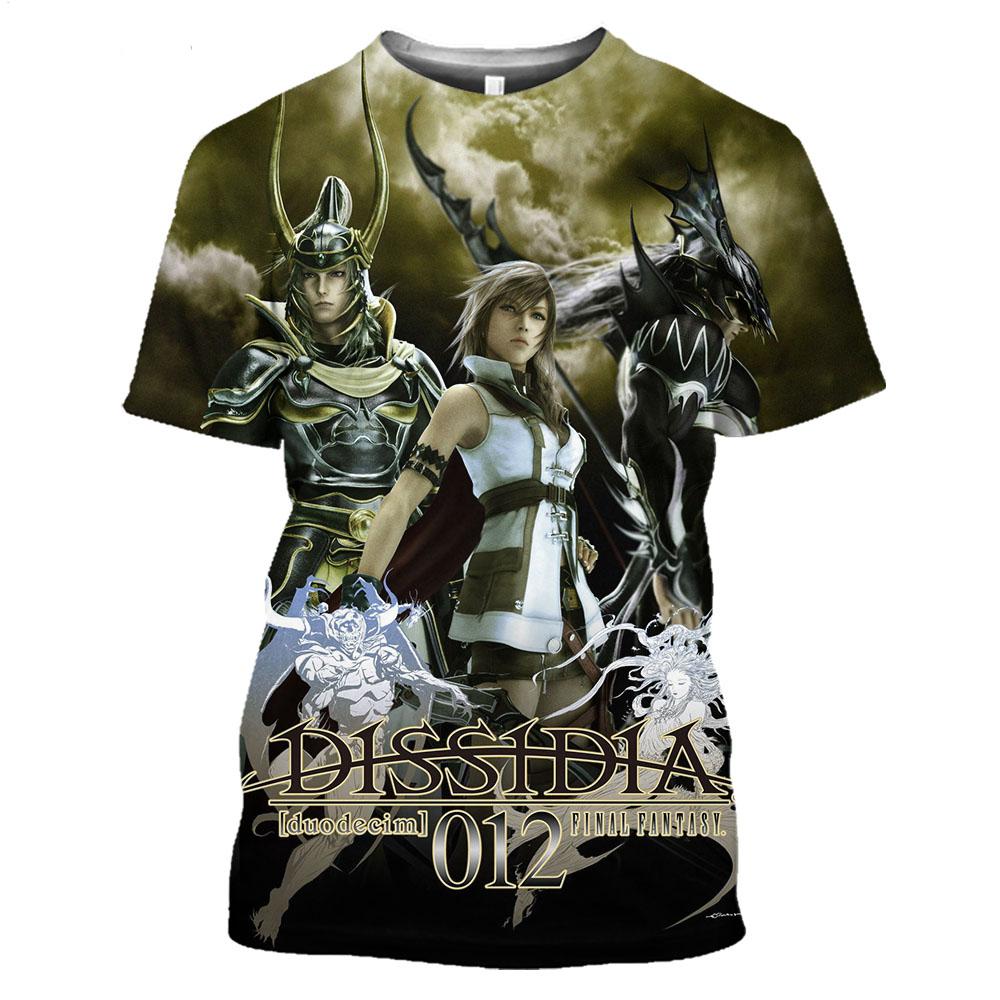 Men Clothing Final Fantasy VII Remake Men Tshirt 3d Print Oversize