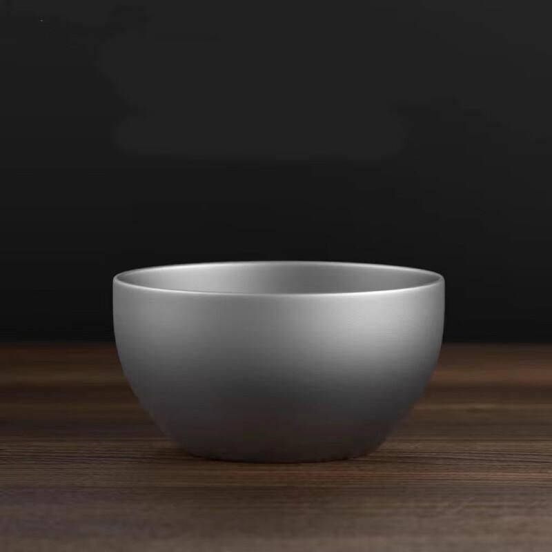 MRSIKEY Титановая двустенная чашка для чая