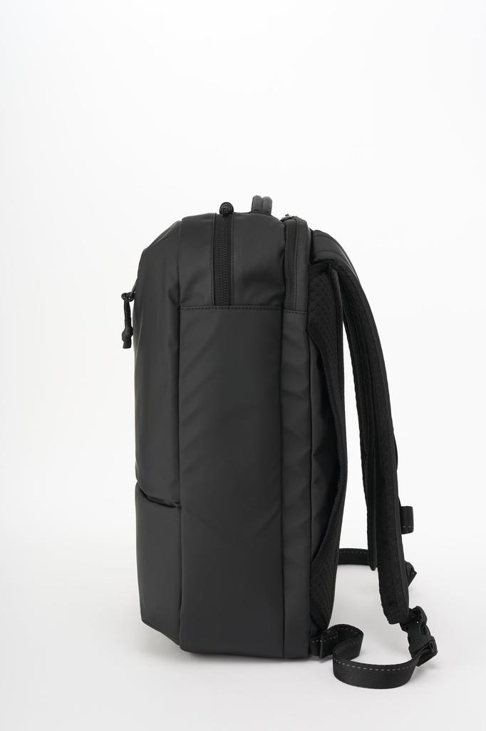 Samsonite Red Z-ZIP 2-Way Backpack, Business Bag, Official Japanese Product, Fits 15-inch Laptop, Men's and Women's, PVC Coated, Full Black, One Size