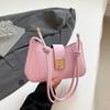 Niche simple baguette underarm bag women's 2025 new fashion versatile handbag elegant shoulder messenger bag