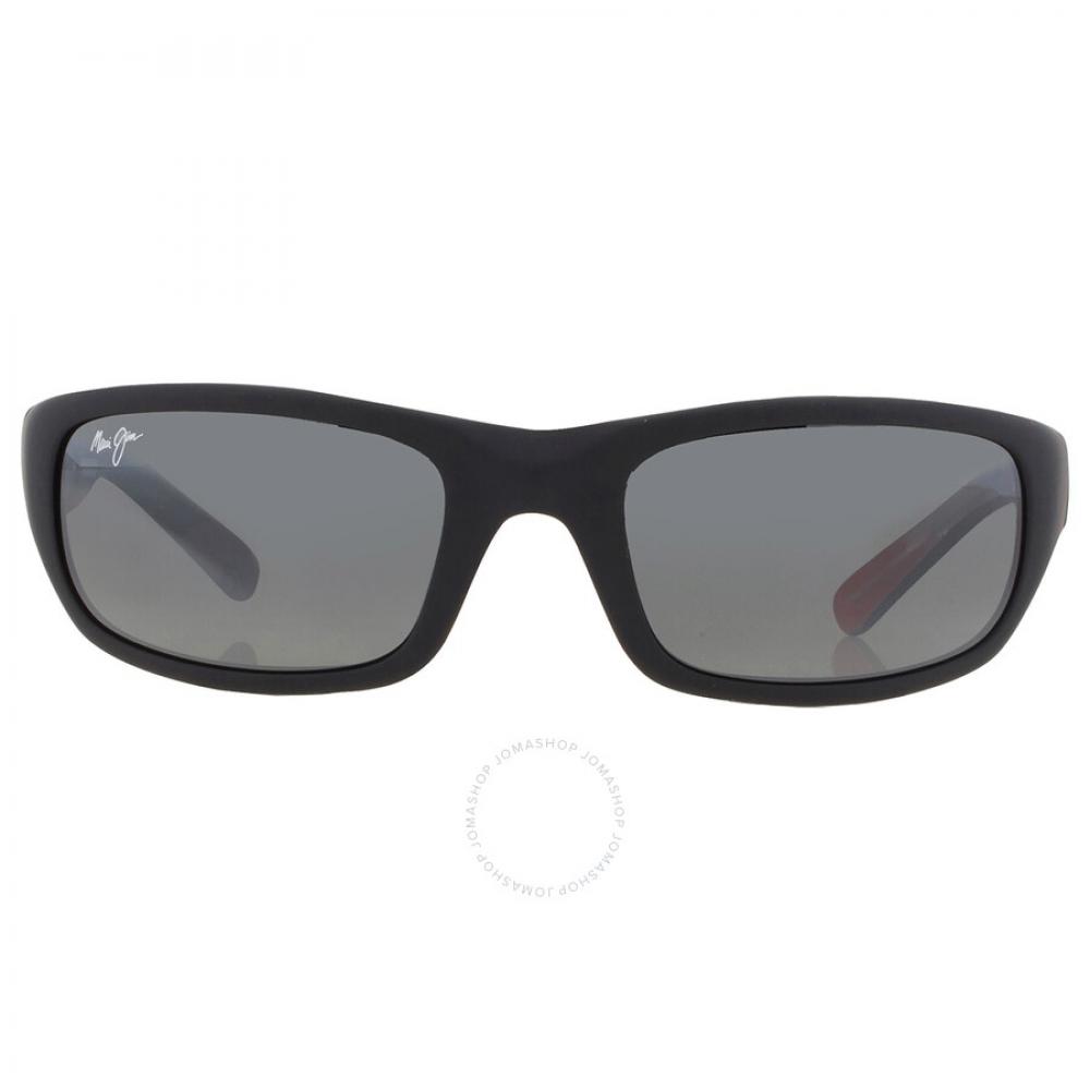 

Солнцезащитные очки унисекс Maui Jim Stingray нейтрально-серого цвета с запахом 103 02HW 55