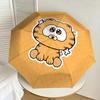 1pc Cute Tiger Sticker Automatic Open/Close Umbrella, Lightweight Design for Everyone,Durable Canopy yy251014099