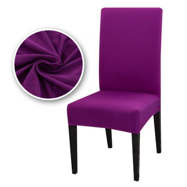 Slipcover Removable Anti-dirty Seat Chair Cover Spandex Kitchen Cover for Banquet Wedding Dinner Restaurant