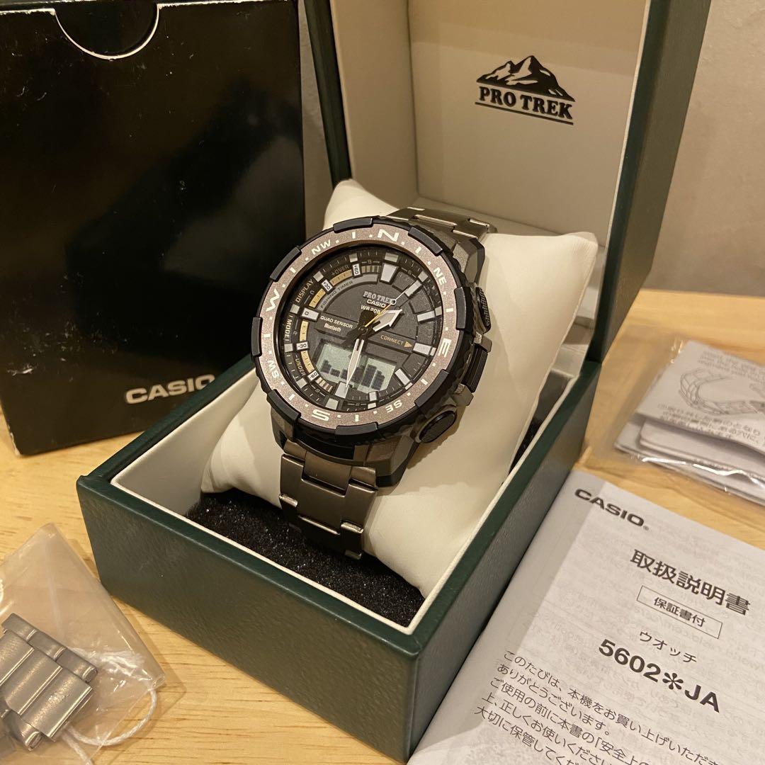 

[USED] Casio Pro Trek PRT-B70T-7JF Angler Line