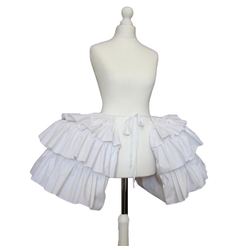 Свадебный подъюбник Прекрасный подъюбник Эластичная талия Поддержка юбки Юбочные принадлежности белый