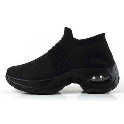 Übergröße Damen Air Cushion Fly-Knit Slip-On Sneaker
