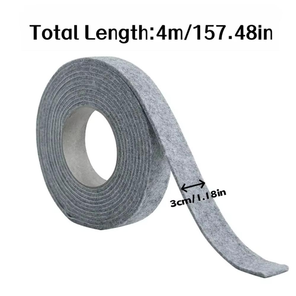 2/4m Self-Adhesive Furniture Pad Wear-Resistant Non-Slip Chair Pad Floor Protector Pad  Stair Use