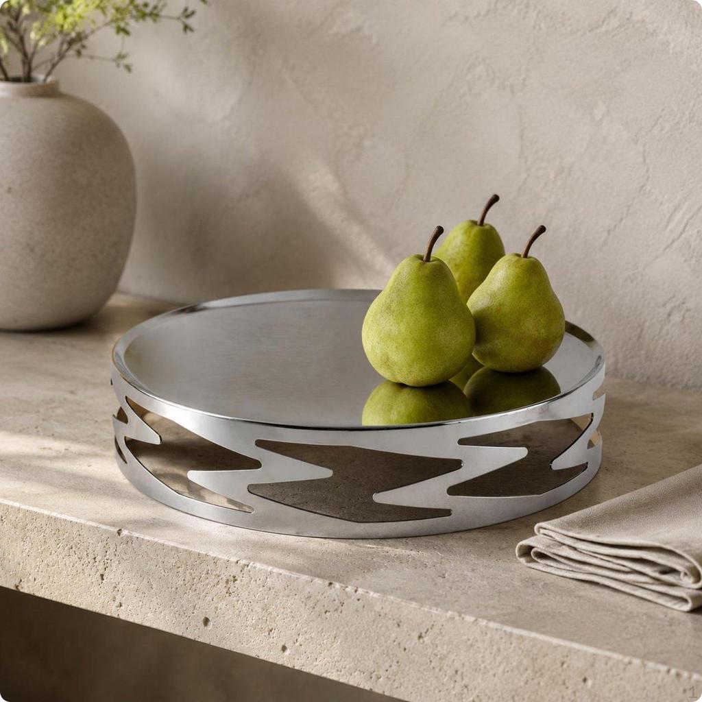 Dekorative Schale Minimalistisch Obst Luxus Zeitgenössisch Runde Platte für Eingang,
