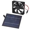 Solar Powered Fan Waterproof IP65 20percent  Conversion Rate Mini Exhaust Fan Environmentally Friendly 20W