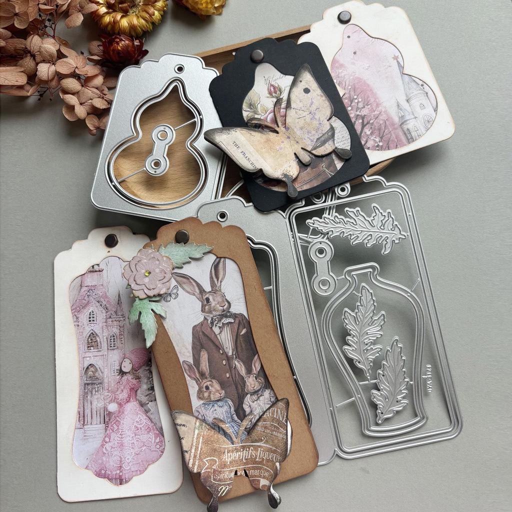 Label Bookmark Carbon Steel Cutting Die for Journal Scrapbook Album