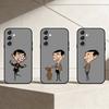 M-Herr. Bohnen-Handyhülle für Samsung Galaxy A13,21s,22,31,32,52,53,71,72,73,Weiche schwarze Hülle