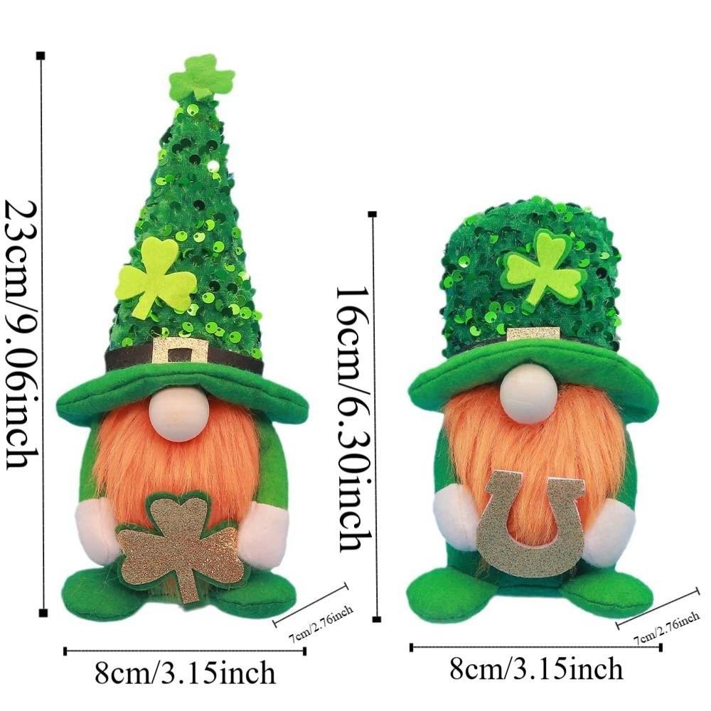 Creative Guardian of Ireland Dwarf Doll Crafts Easter Day Ornament  Household Decoration