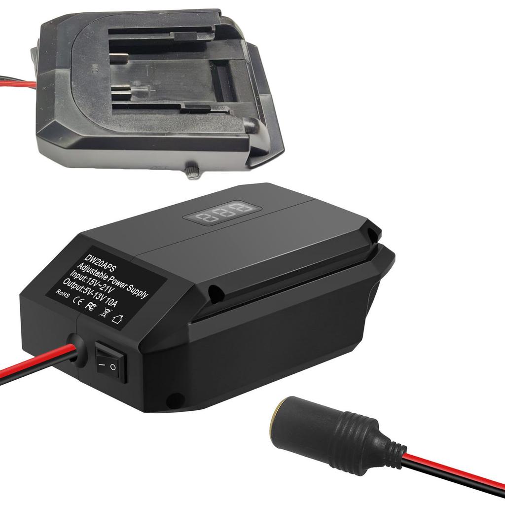 Battery Power Adapter Car Regulator Step Down Converter Easy Installation