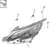 Peugeot 2008 (2018-2019) Front Headlight Assembly YL00594380/4180