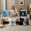 D-Donald D-Duck Game Decorative Room Aesthetics Pillow Case Home Decor Bedroom Sofa Bed Couch Pillow Cover 45x45