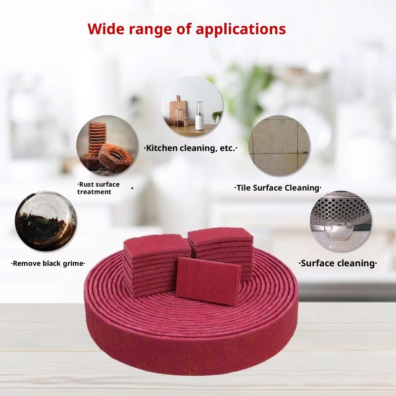 2M Carborundum Eraser Rust Remover Brush For Dish Pot Cleaning Emery Descaling Kitchen Tools Gadgets Accessories