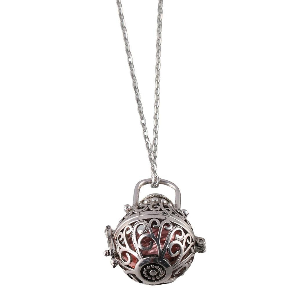 Stainless Steel Bone Ash Pendant Hollow Flower Memorial Locket Pendant  for Human and Pet Ashes