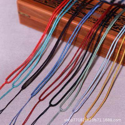 Adjustable Hand-Woven Necklace Cord for Pendants, Unisex & Thin Design