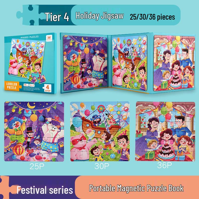 Advanced Magnetic Educational Puzzle for Toddlers - Ages 3 To 6