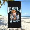 E-Ed Sheeran Superfan Beach Towel Microfiber Soft Quick Dry Gym Sports Towel Pop Singer Bath Towel for Bathroom Swimming Outdoor