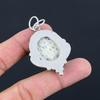 925 Silver Oval Natural K2 Jasper Handmade Wife Wedding Unique Art Deco Pendant