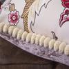 For Living Room Pillowslip Embroidery Pattern Car Interior Ornaments Silk Satin Sofa Couch Cushion Cover