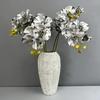 Künstlicher Schmetterlingsorchideen-Zweig mit Real-Touch-Kunstblume Hoteldekoration Silikon-Baumwolle Phalaenopsis Simulationsblumen