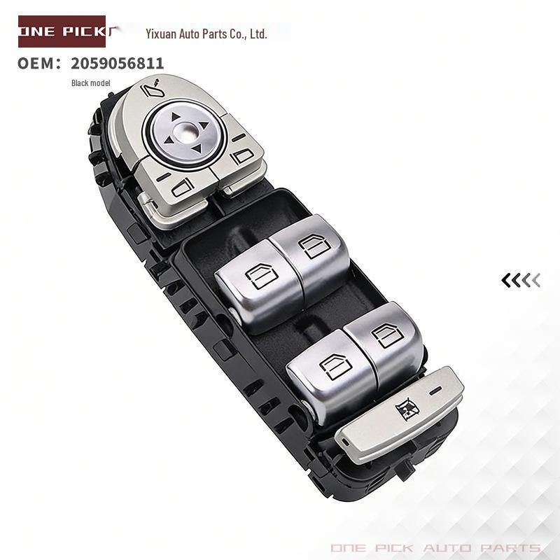 2059056811: Compatible pour Mercedes-Benz Classe C Interrupteur de Lève-vitre Électrique avec Fonction de Pliage.