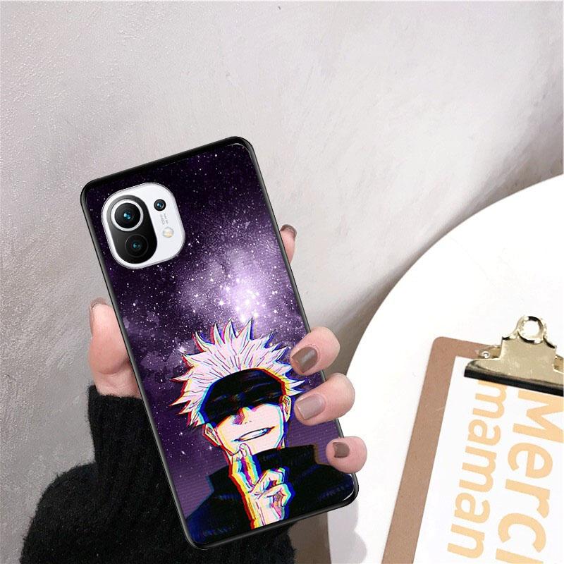 Jujutsu Kaisen Yuji Satoru Gojo Hülle für Xiaomi 12 Mi 10T 11T 11 Pro 10 10T 11 lite 10pro 11Ultra Poco X3 Pro Poco F3 M3