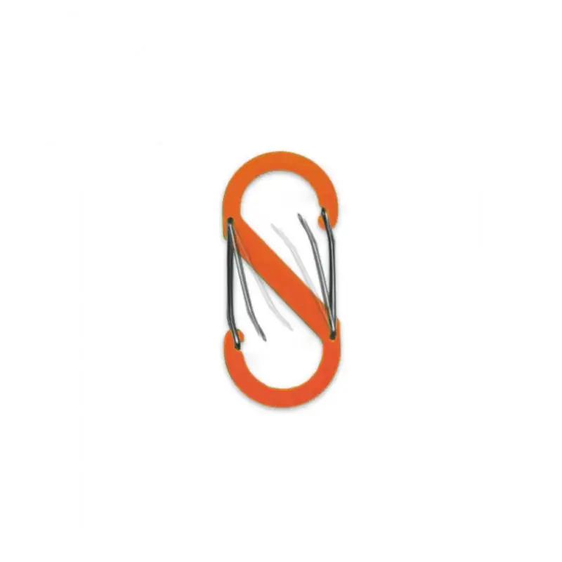 1pc S Type Carabiner With Lock Backpack Buckle Aluminum Alloy Outdoor Camping Small-sized S-shaped Climbing Buckle S-shaped