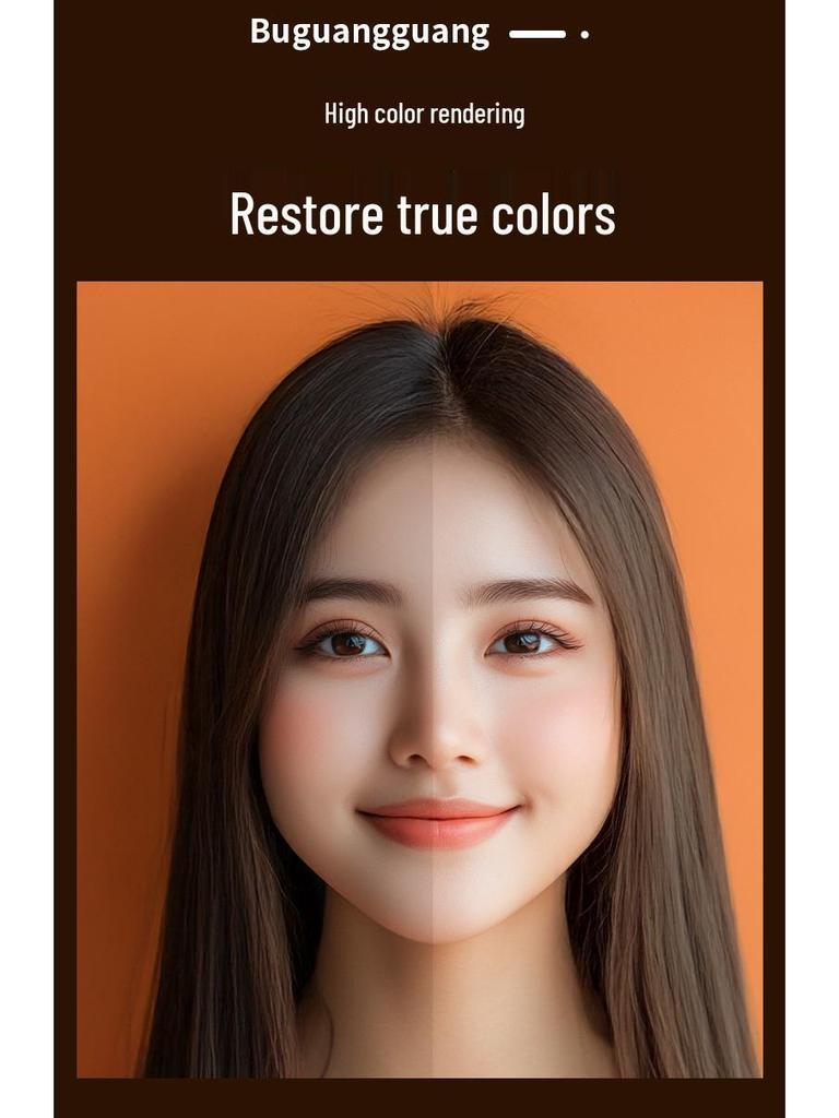 Tricolor LED Fill Light for Facial Whitening and Skin Rejuvenation - Perfect for Photography, Makeup, and Live Streaming