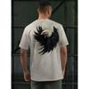 Retro T-Shirt für Herren Adler 3D-Druck Kurzarm T-Shirts Sommer Lässig Schnelltrocknend Locker Übergröße T-Shirt