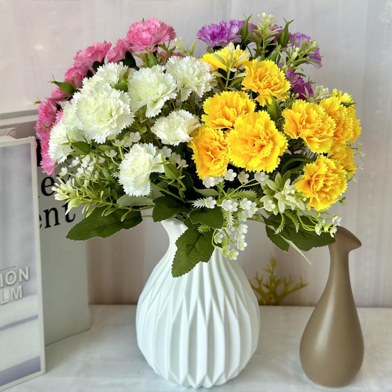 No Ip Fake Carnation Flowers For Wedding Celebration And Home Decoration