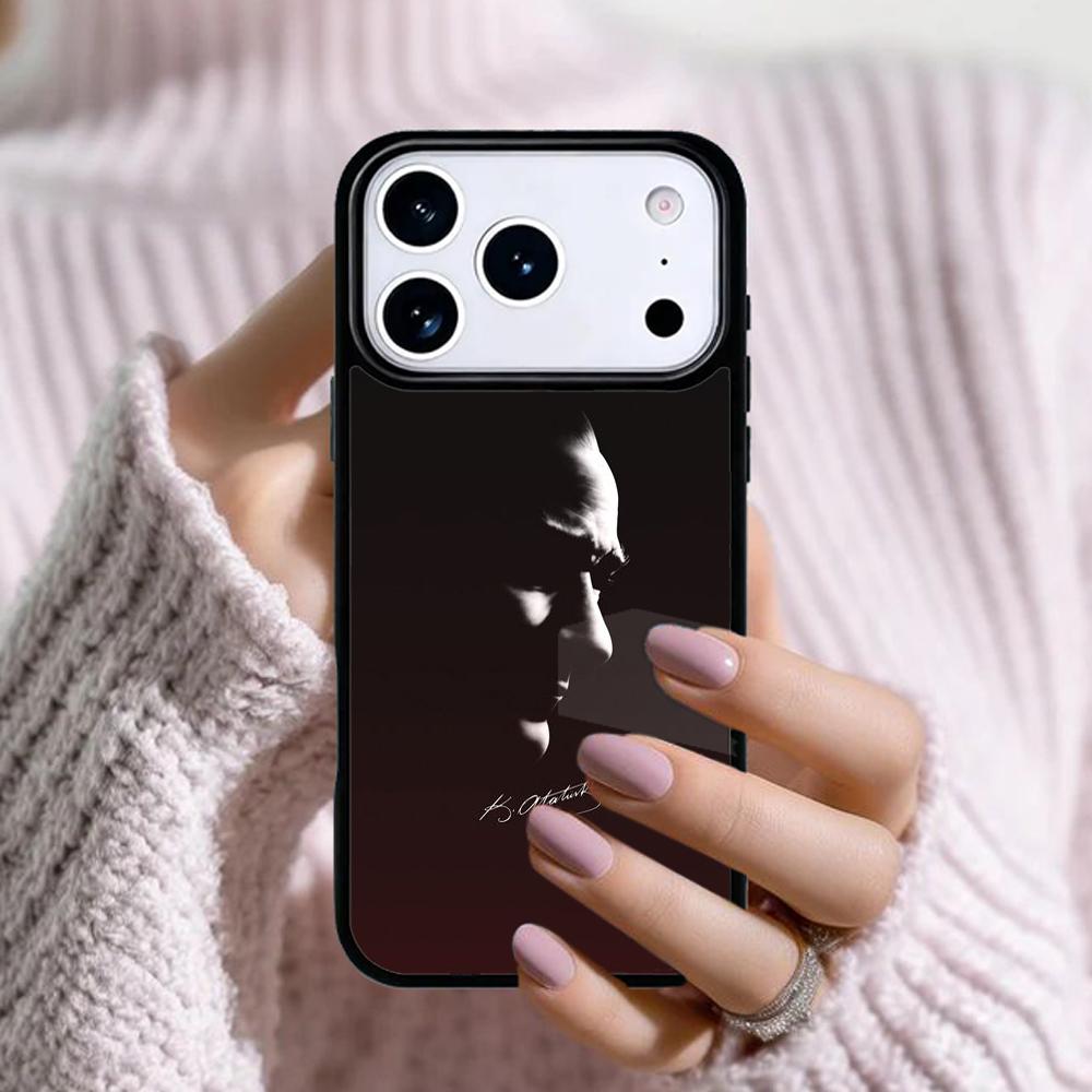 Mustafa Kemal Ataturk Unterschrift Handyhülle Für Apple iPhone 17 Air 16E 15 14 Plus 13 12 11 Pro Max Mini Funda Abdeckung