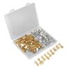 114pcs Dreadlocks Ring Alloy Exquisite Hair Braid Coil Cuffs Pendants Decoration for Wedding Party