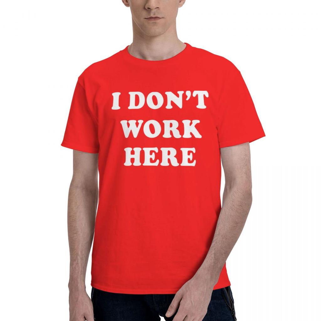 I Dont Work Here 100 Cotton Casual Breathable Confortable Totoro Football Shirts 2025 Funny Shirt