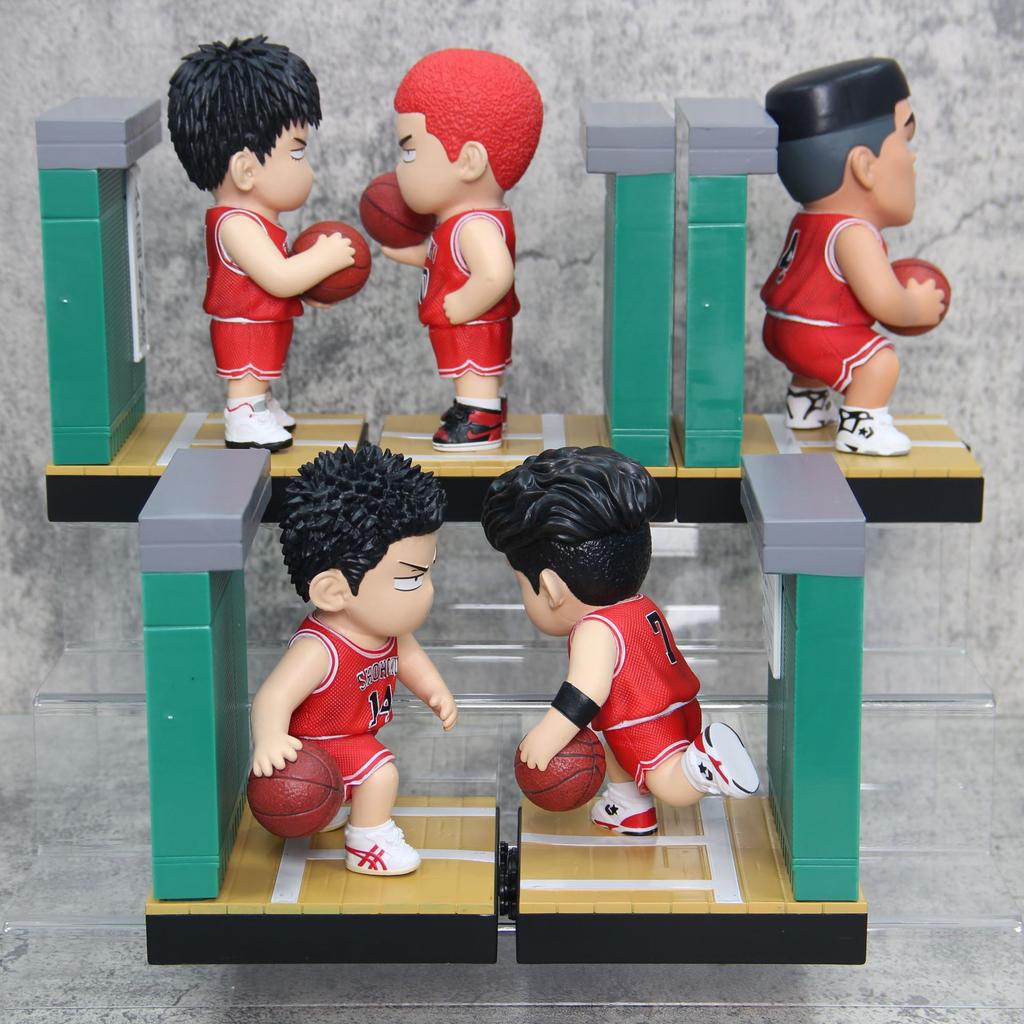 Gymnasium SLAM DUNK figure Q version Xiangbei five tigers cherry wood flower path Liuchuan maple animation blind box ornament gift