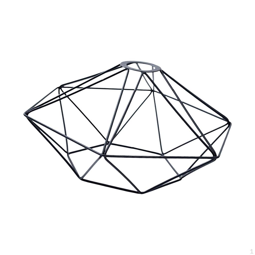Wire Cage Lamp Shades Replacement DIY Ceiling Cover for Wall Lighting Indoor