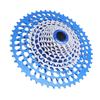 12 Speed Bicycle Cassette 11 To 50T Aluminum Steel Lightweight Bike Cassette Sprocket for Mountain Bikes Blue Silver