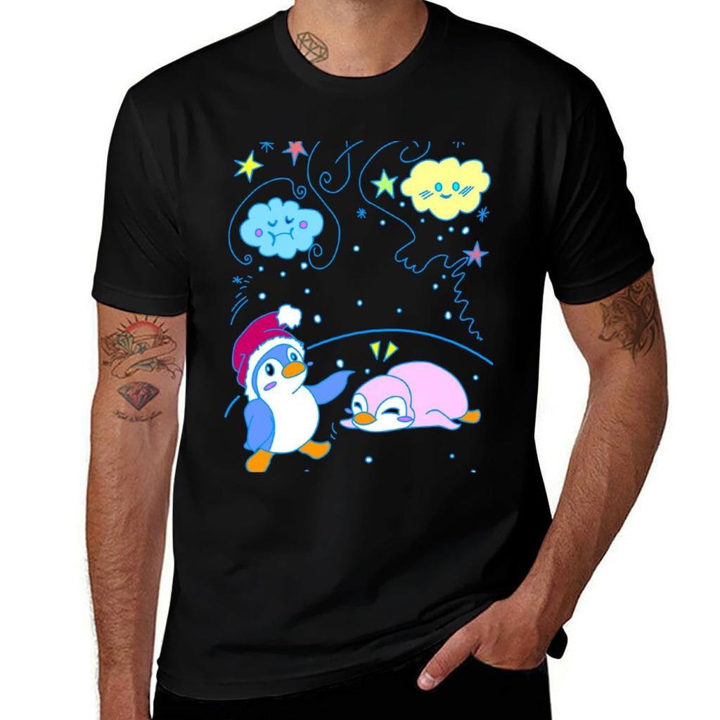Penguin Kawaii Tshirt Lightweight Cooling Short Sleeve Tee