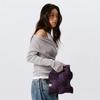 Pleatsmama Glitter Deep Purple New Bow Bag